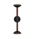 Arden Up Down Integrated LED Wall Light Matte Black Walnut Wood Veneer 3000K-8