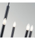 Brianna 9 Light Chandelier Black-6
