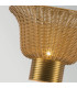 Kai Wall Light Brushed Gold & Rattan-4