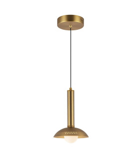 Arden Integrated LED Mini Pendant Light Brushed Gold 3000K-1