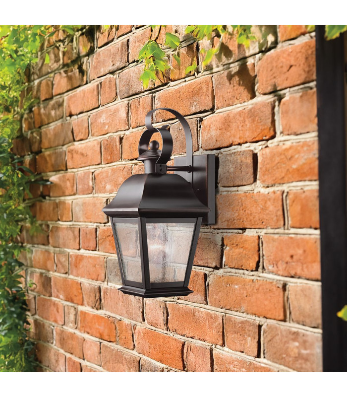 Mount Vernon Small Wall Lantern Old Bronze IP44-3