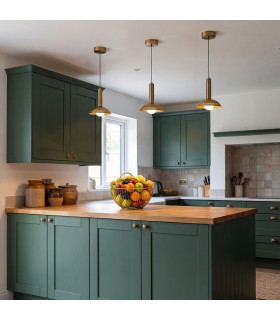 Arden Integrated LED Mini Pendant Light Brushed Gold 3000K-2