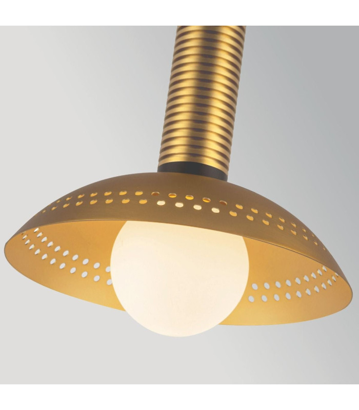Arden Integrated LED Mini Pendant Light Brushed Gold 3000K-4