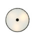 Sentry 2 Light Semi-Flush Ceiling Light Black & Art Glass-10