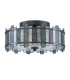 Sentry 2 Light Semi-Flush Ceiling Light Black & Art Glass-11