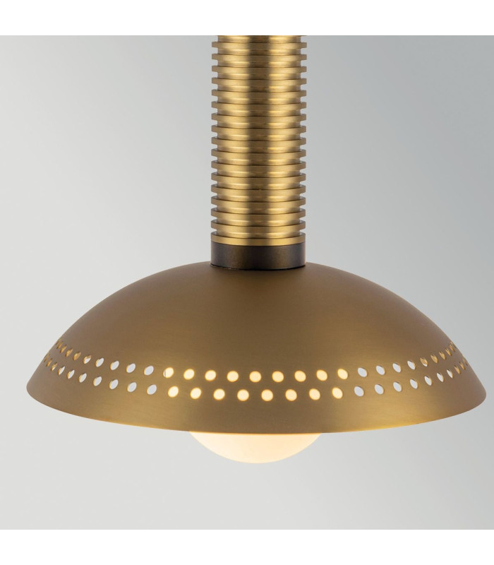 Arden Integrated LED Mini Pendant Light Brushed Gold 3000K-6