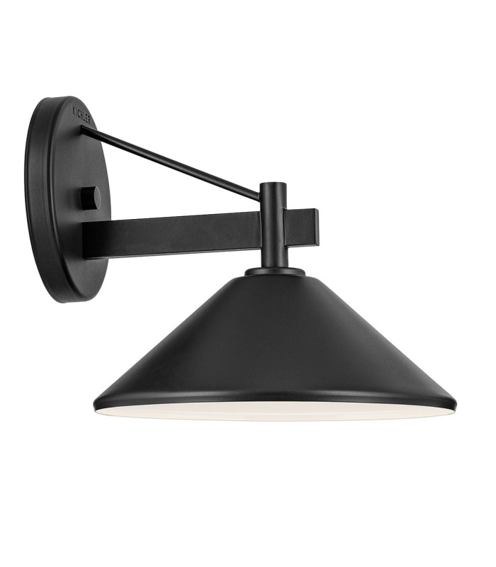 Ripley Medium Wall Lantern Black IP44-9