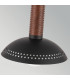 Arden Integrated LED Mini Pendant Light Matte Black Walnut Wood Veneer 3000K-6
