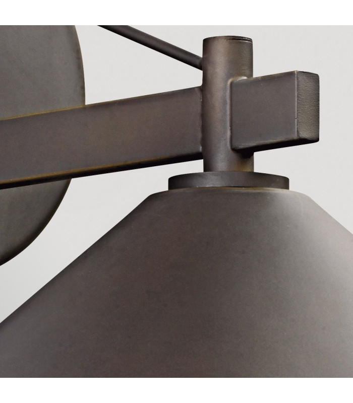 Ripley Medium Wall Lantern Old Bronze IP44-5