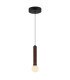 Arden Integrated LED Mini Pendant Light Matte Black Walnut Wood Veneer 3000K-8