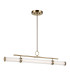 Riven Integrated LED Linear Pendant Light Champagne Bronze 2850K-1