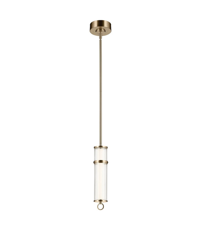 Riven Integrated LED Pendant Light Champagne Bronze 2860K-1