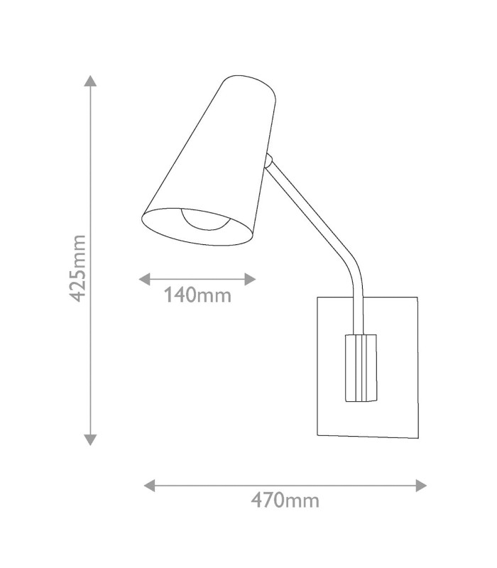 Bray Wall Light Black-3