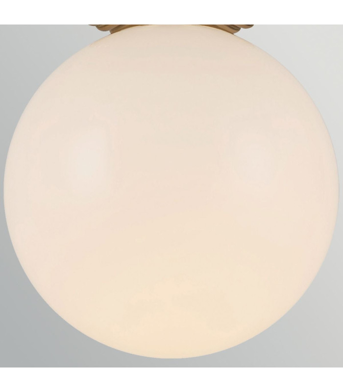 Otis Flush Ceiling Light Brushed Gold IP44-5
