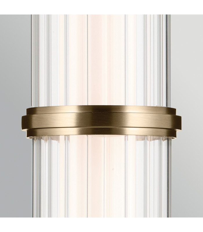 Riven Integrated LED Pendant Light Champagne Bronze 2860K-6