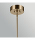 Riven Integrated LED Pendant Light Champagne Bronze 2860K-7