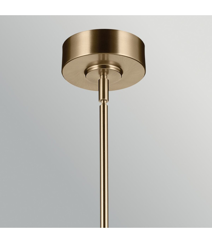 Riven Integrated LED Pendant Light Champagne Bronze 2860K-7