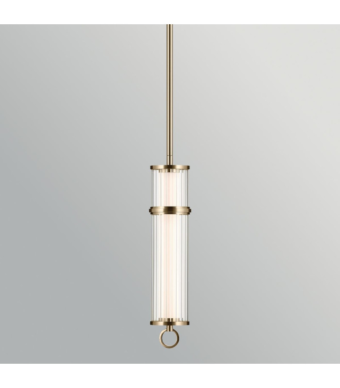 Riven Integrated LED Pendant Light Champagne Bronze 2860K-10