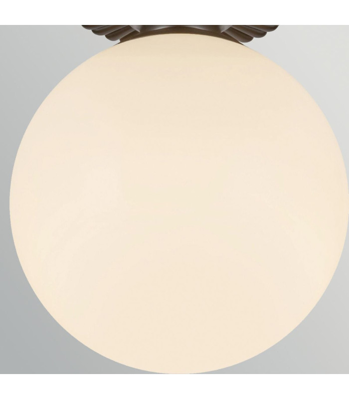 Otis Flush Ceiling Light Matte Black IP44-5