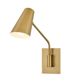 Bray Wall Light Laquered Brass-1