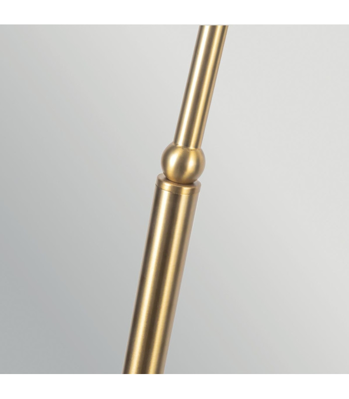 Crosby Floor Lamp Satin Cream & Brushed Gold-5