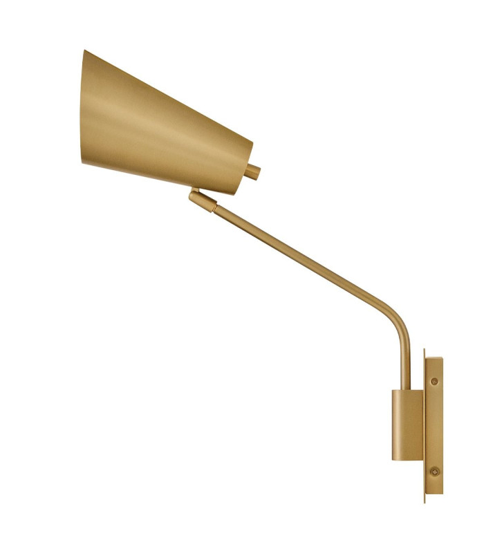 Bray Wall Light Laquered Brass-4