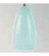 Poppy Integrated LED Medium Table Lamp Cerulean Light Blue 3000K-6