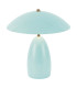 Poppy Integrated LED Medium Table Lamp Cerulean Light Blue 3000K-7