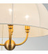 Crosby 4 Light Pendant Light Satin Cream & Brushed Gold-4