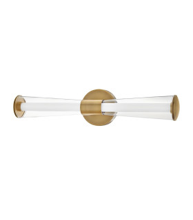 Elin Integrated LED Wall Light Lacquered Brass 3000K IP44-1