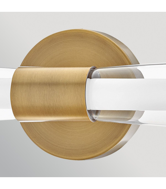 Elin Integrated LED Wall Light Lacquered Brass 3000K IP44-3