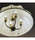Crosby 4 Light Pendant Light Satin Cream & Brushed Gold-7