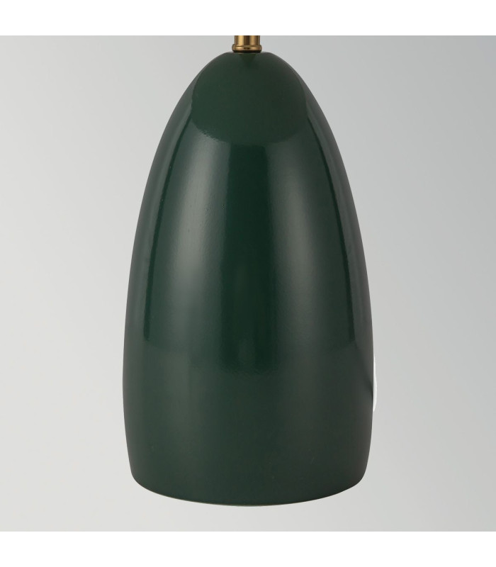 Poppy Integrated LED Medium Table Lamp Pine Green 3000K-5