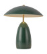 Poppy Integrated LED Medium Table Lamp Pine Green 3000K-8