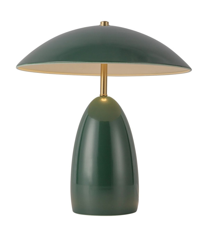 Poppy Integrated LED Medium Table Lamp Pine Green 3000K-8