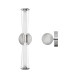 Elin Integrated LED Wall Light Polished Chrome 3000K IP44-6