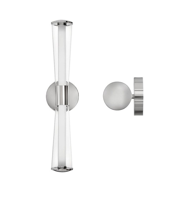 Elin Integrated LED Wall Light Polished Chrome 3000K IP44-6