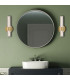 Georgette Small Integrated LED Wall Light Laquered Brass 3000K IP44-4