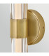 Georgette Small Integrated LED Wall Light Laquered Brass 3000K IP44-5