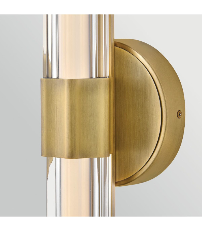 Georgette Small Integrated LED Wall Light Laquered Brass 3000K IP44-5