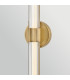 Georgette Medium Integrated LED Wall Light Laquered Brass 3000K IP44-4