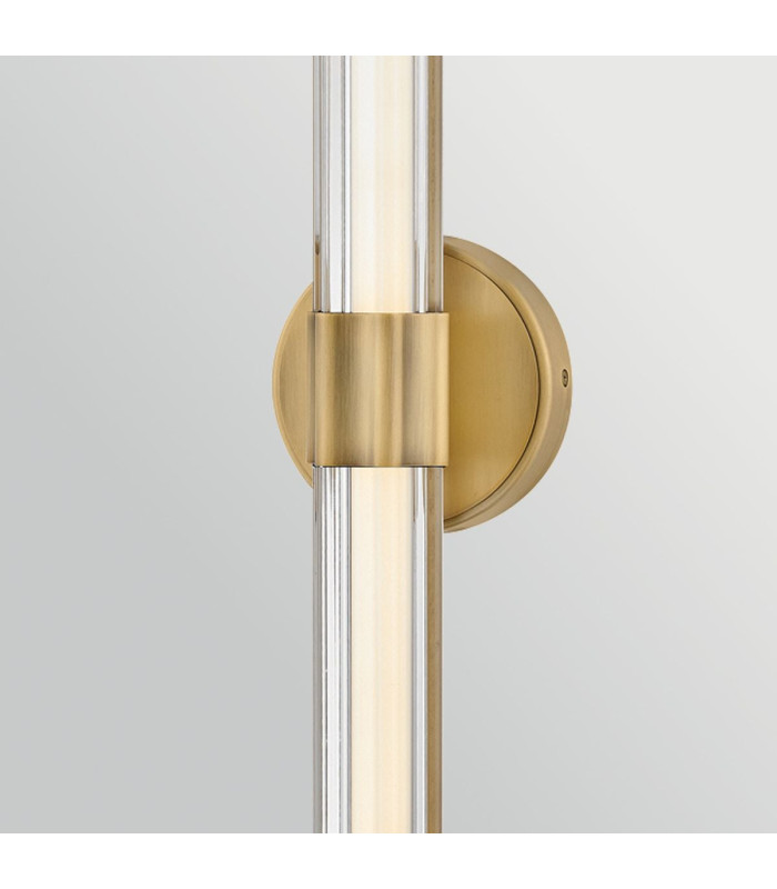 Georgette Medium Integrated LED Wall Light Laquered Brass 3000K IP44-4