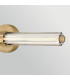 Georgette Medium Integrated LED Wall Light Laquered Brass 3000K IP44-5