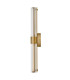 Georgette Medium Integrated LED Wall Light Laquered Brass 3000K IP44-6