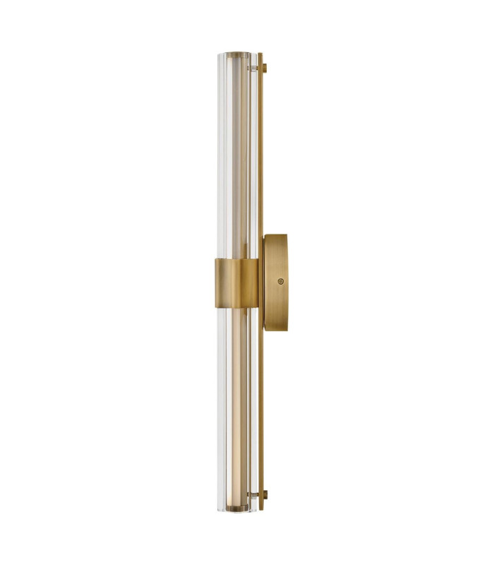 Georgette Medium Integrated LED Wall Light Laquered Brass 3000K IP44-6