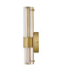 Georgette Small Integrated LED Wall Light Laquered Brass 3000K IP44-8