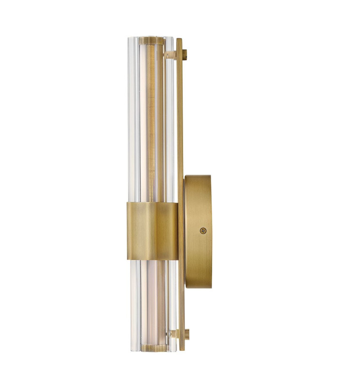 Georgette Small Integrated LED Wall Light Laquered Brass 3000K IP44-8