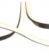 Semi Flush Ceiling Tall 40W LED 2800K, 3200lm, Dimmable Brown Oxide, Frosted Acrylic - 5