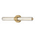 Georgette Medium Integrated LED Wall Light Laquered Brass 3000K IP44-7