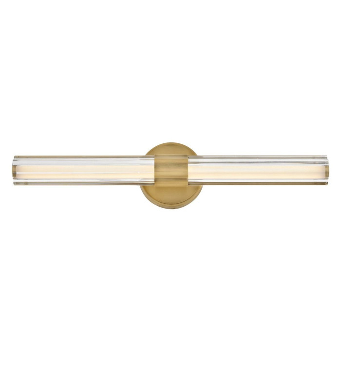Georgette Medium Integrated LED Wall Light Laquered Brass 3000K IP44-8